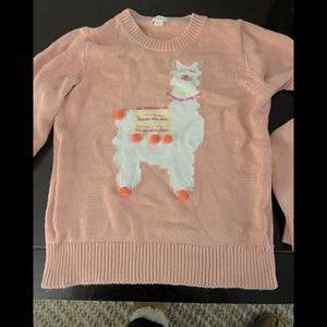 Crewcuts llama sweater